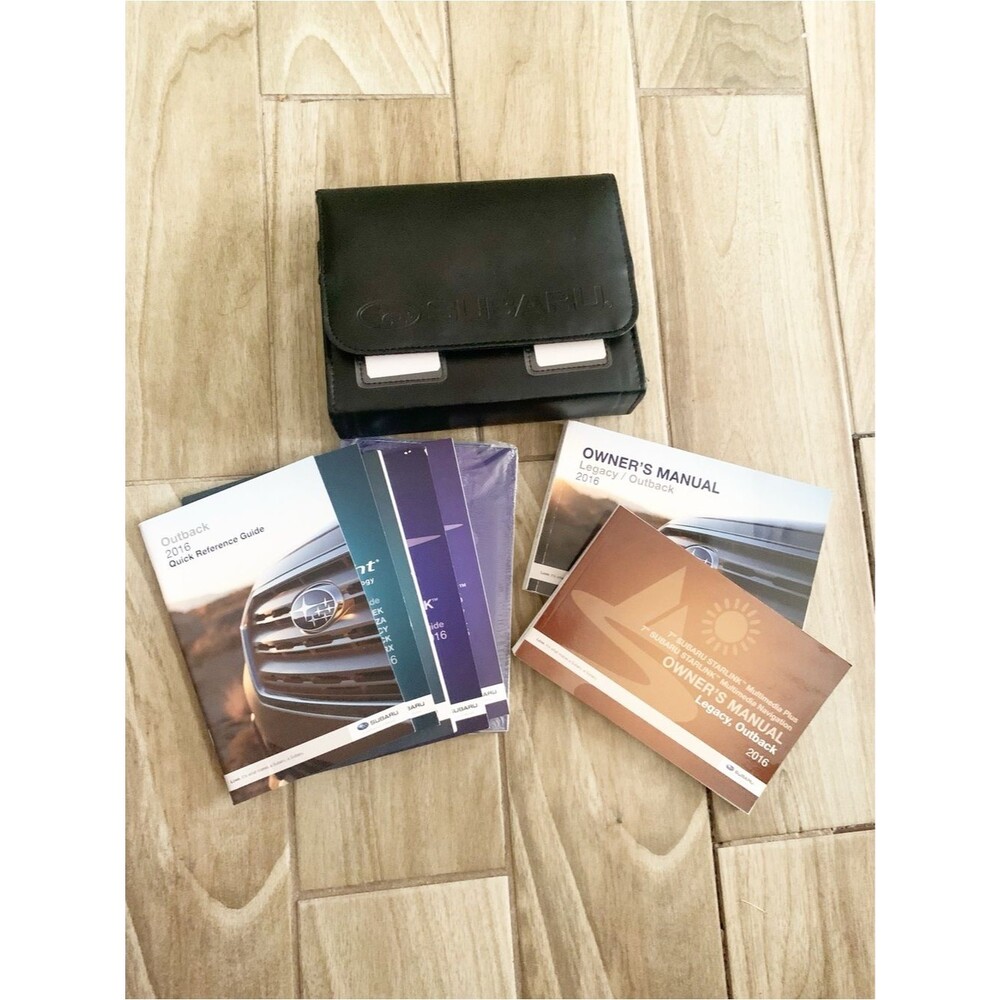 2016 Subaru Legacy / Outback Owners Manual Set OEM with Case